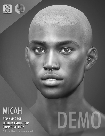 Demo MICAH (BOM Skin for Lelutka Evolution, Signature body)