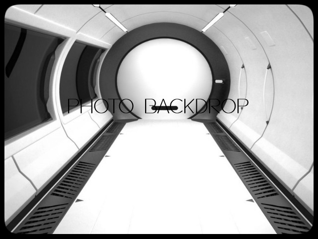 [AE] Photo Backdrop - Black & White Scene  10