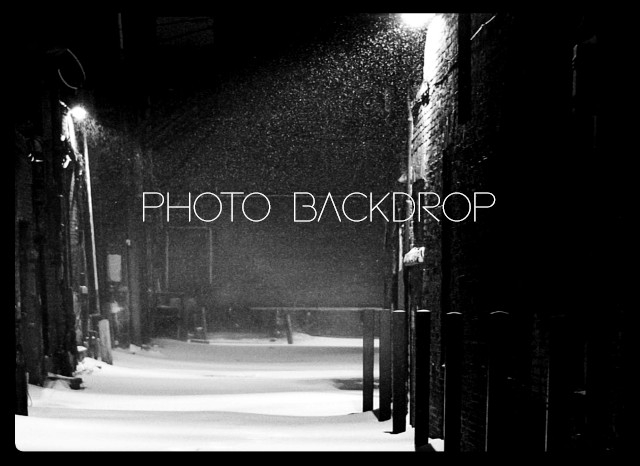 [AE] Photo Backdrop - Black & White Scene  6
