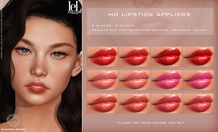 [SYN] Synergy HD Lipstick Barcelona LELUTKA EVO