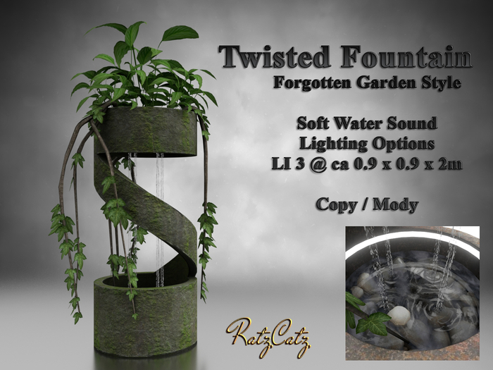 .: RatzCatz :. Twisted Fountain - Forgotten Garden Style