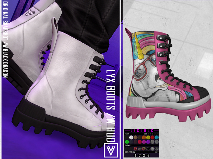 [ xVx ]LYX BOOTS - UNICORN
