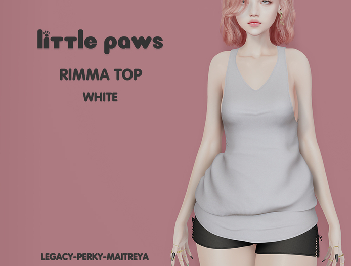 <3LittlePaws Rimma Top White ADD ME