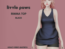 <3LittlePaws Rimma Top Black ADD ME