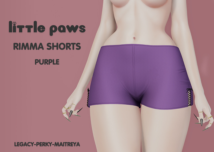 <3LittlePaws Rimma Shorts Purple ADD ME