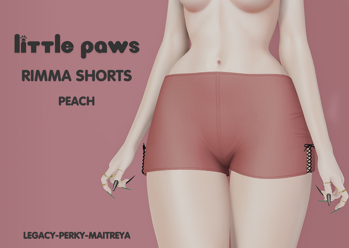 <3LittlePaws Rimma Shorts Peach ADD ME