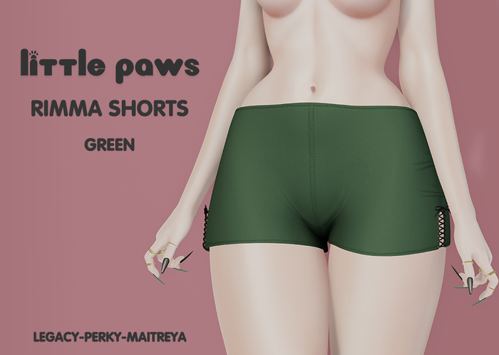 <3LittlePaws Rimma Shorts Green ADD ME