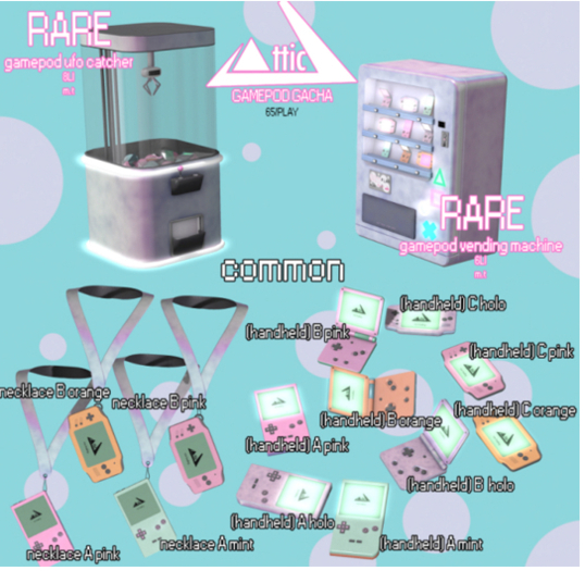 -ATTIC- Gamepod A Mint (hold)