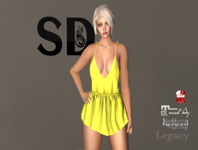 Soulstar Design Little Summer Dress Mustard