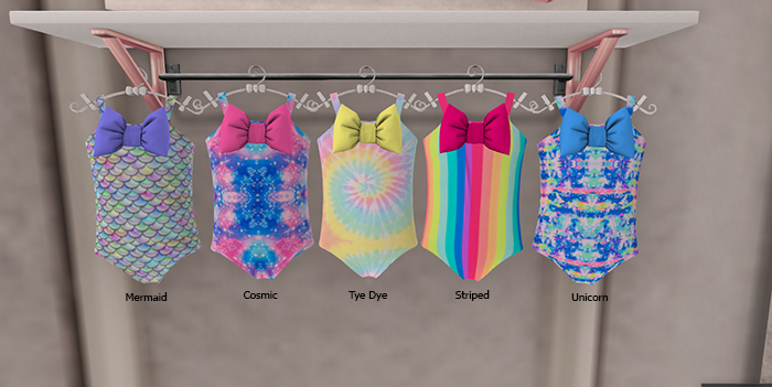 [DP] Tye Dye Swimset Display