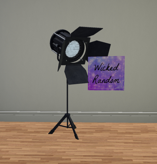 Second Life Marketplace 22769 Film Lamp COMMON