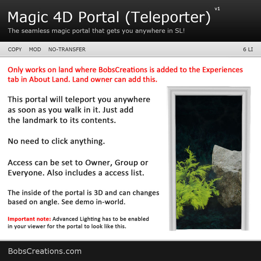 Magic 4D Portal - Sea