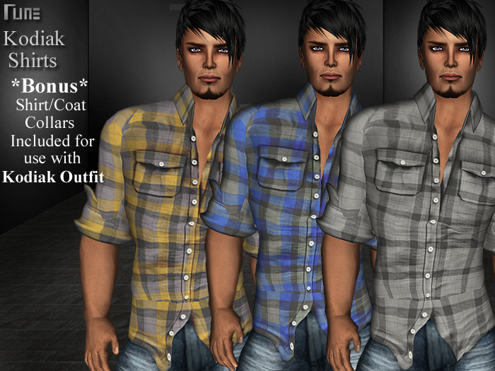 *DE Designs*-Rune-Kodiak Shirt-Mens Multipack