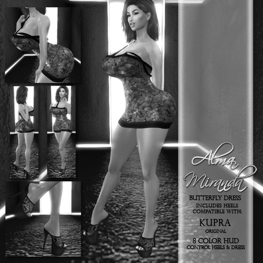 (Add to Unbox) DEMO .: AlmaMiranda :. Butterfly Dress & Heels
