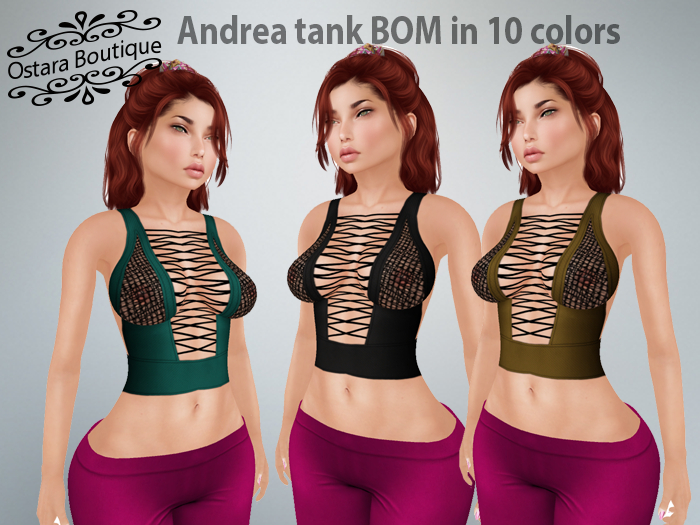 Andrea Tank BOM  