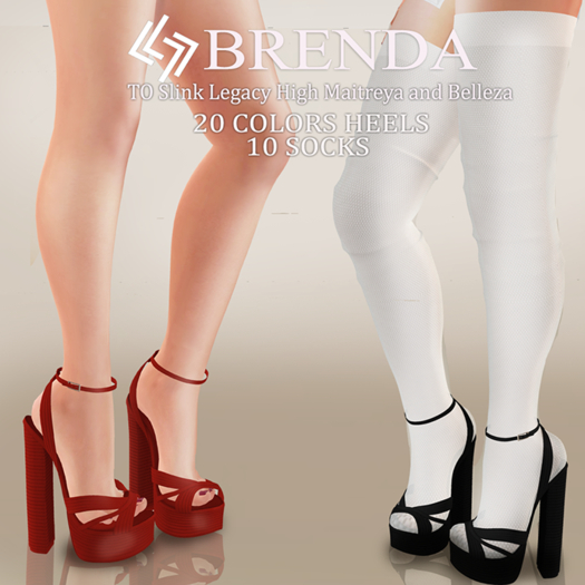 LEGENDAIRE-BRENDA STOCKINGS&HEELS