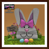 Easter - Pink Happy Easter Bunny