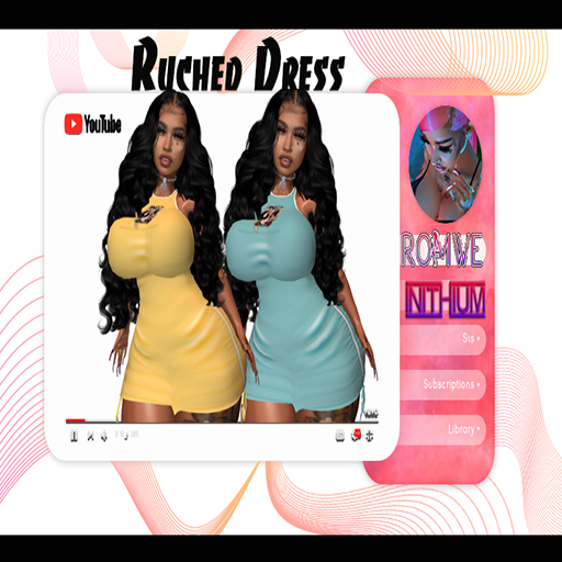 Romwe - Ruched Dress Fatpack