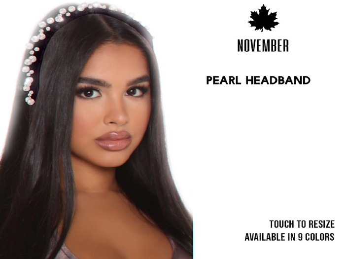 Nov- Chanti Pearl Headband (Fatpack)