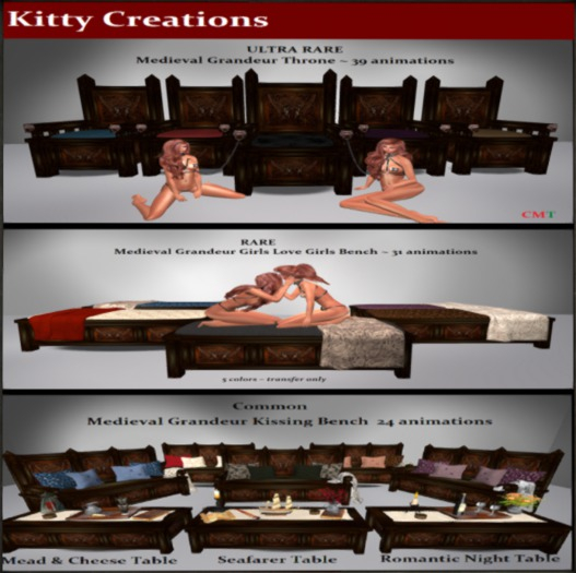 Medieval Grandeur Seafarer Table - Kitty Creations