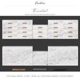 Dahlia - Essential - Display /  Desk - / Reception Desk White