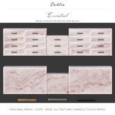 Dahlia - Essential - Display /  Desk - / Reception Desk Blush