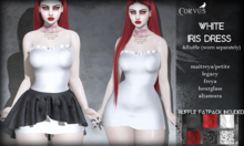 Corvus : White Iris Dress