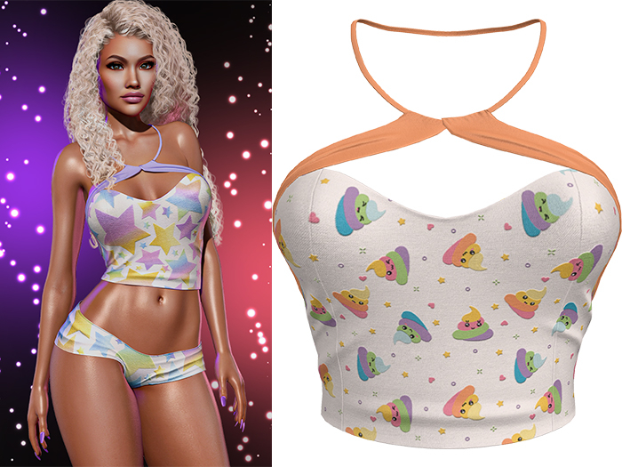 Melly Tank [Unicorn Poop] - Maitreya (+Petite) • Legacy • Freya