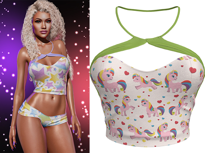Melly Tank [Unicorn Rainbow] - Maitreya (+Petite) • Legacy • Freya