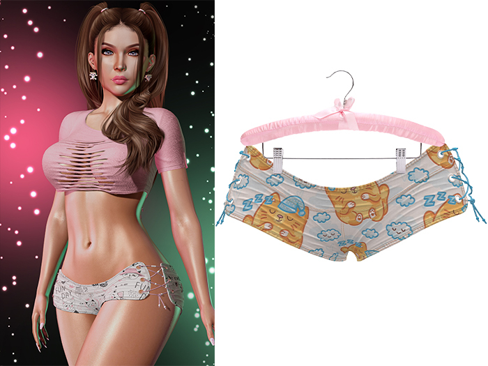 !PCP :: Adria Shorts [Kitty Sleep]