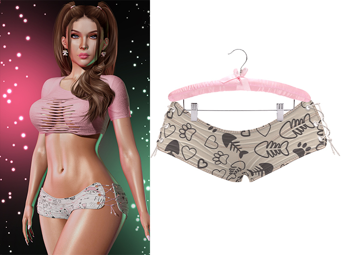 !PCP :: Adria Shorts [Kitty Bones]