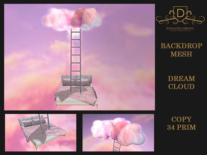 {DC} Backdrop Dream Cloud Mesh 