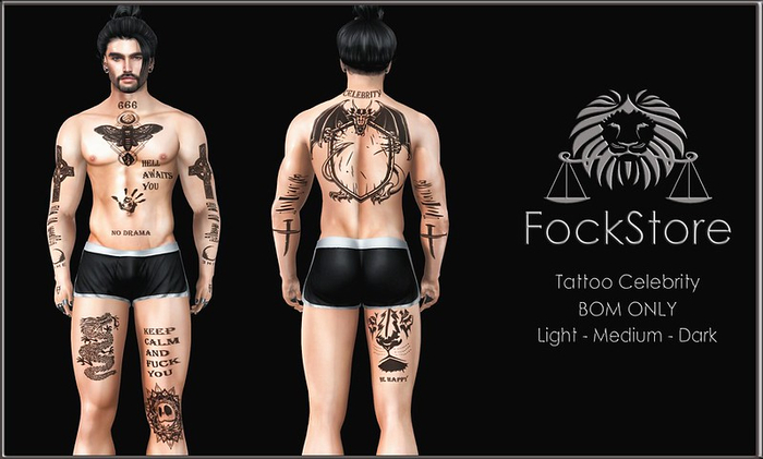 ::FockStore:: Tattoo Celebrity
