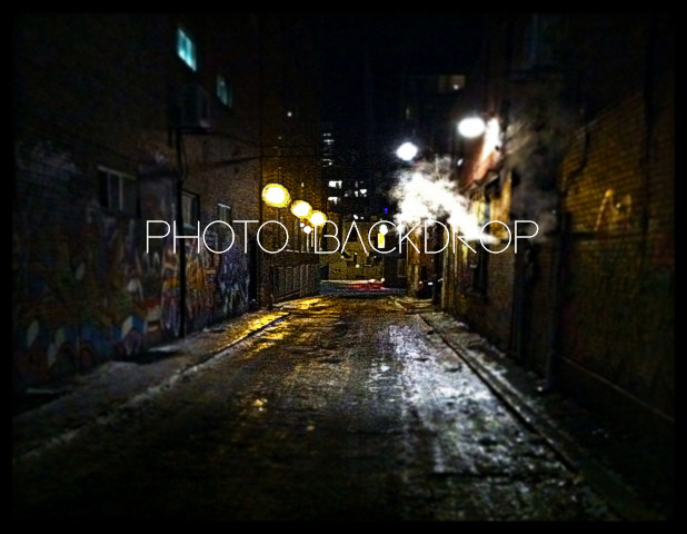 [AE] Photo Backdrop - Urban Alley 8