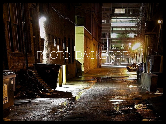 [AE] Photo Backdrop - Urban Alley 5