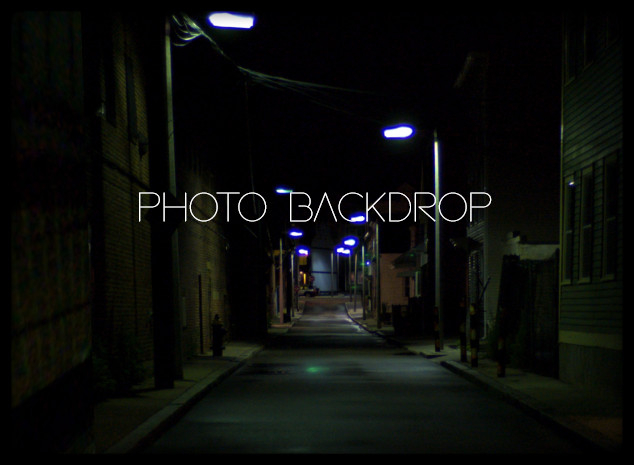 [AE] Photo Backdrop - Urban Alley 3
