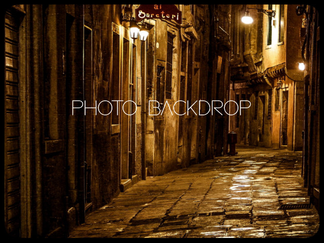 [AE] Photo Backdrop - Urban Alley 1