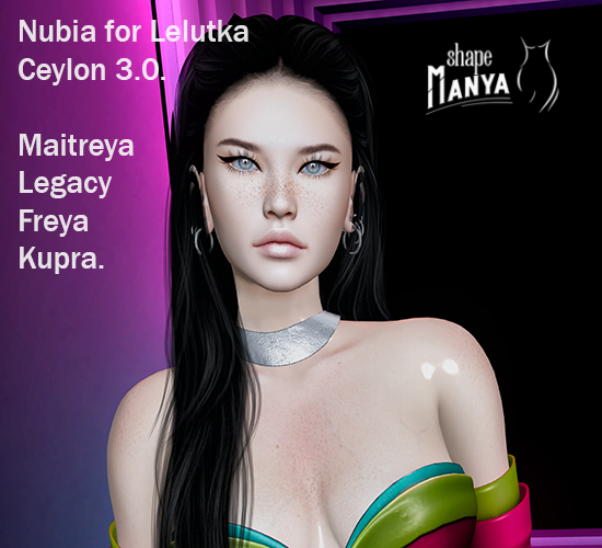 Shape Manya - Nubia for Lelutka Ceylon 3.0.