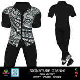M - FULL OUTFIT - Pine Swirl - Signature Gianni