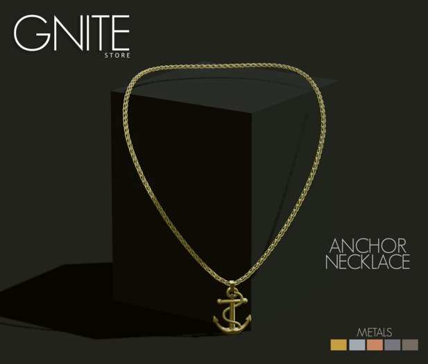 Gnite - Anchor Necklace