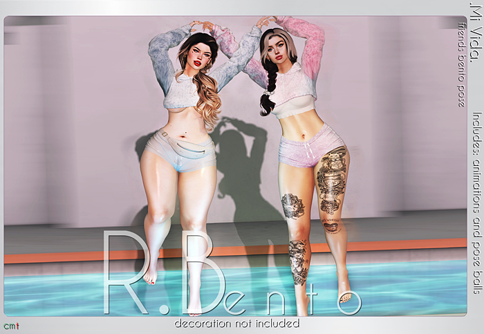 [R.B] -Mi Vida- Friends Bento pose