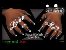 ASD Rings & Nails Love Me !