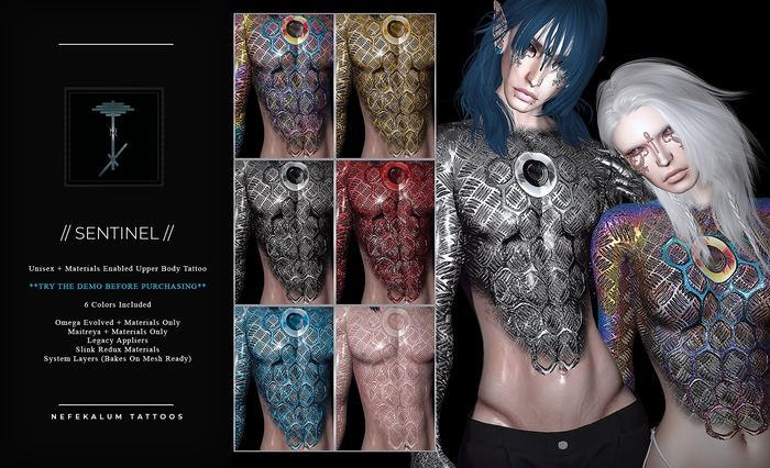 Nefekalum Tattoos - Sentinel // Add DEMO