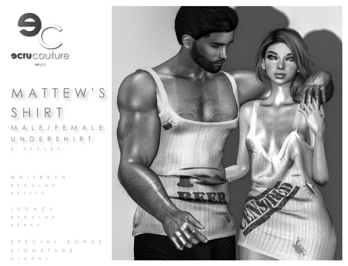 Ecru Couture - Mattew's Shirt DEMO