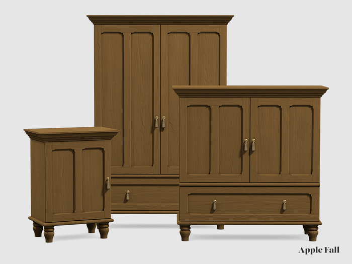 Apple Fall Cooper Bedroom Suite - Butternut
