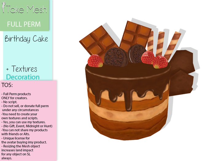 ! TakeMesh -Birthday Cake