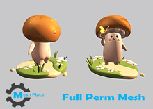 Mesh Place - Mushroom Spring Toy - Full Perm Mesh