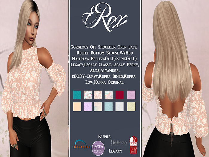 !CGF-*Rox*Blouse W/Hud