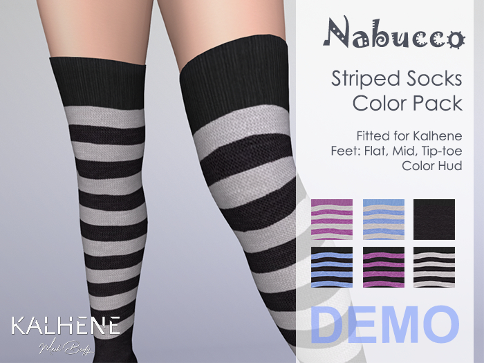 Nabucco Striped Socks Kalhene - Color Pack - DEMO