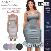 DEMO - LMC Mesh - Midi Dress - KUPRA 